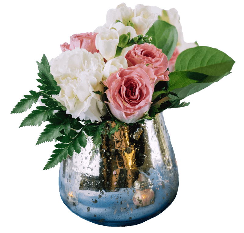 Blumenvase als Dekoration